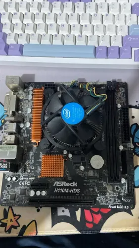 H110m-HDS e Pentium G4560 - Placa mãe + Processador - ACEITO OFERTAS PARA SAIR LOGO