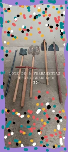 LOTE DE SEIS FERRAMENTAS