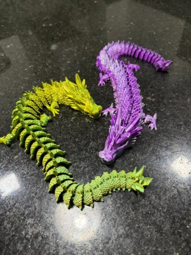 Dragão articulado 3d 38cm na loja Supereletronicosjf 
