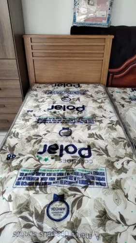 Cama safira de solteiro - 3 opções de cores