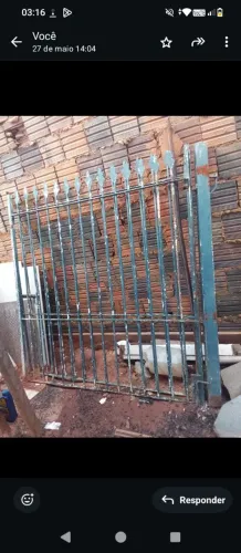Vendo portão de grade