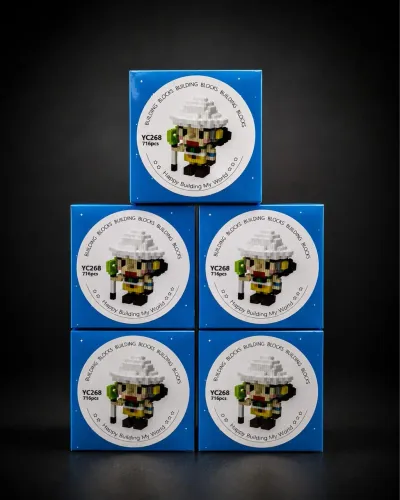Bloco de montar tipo Lego de Animes