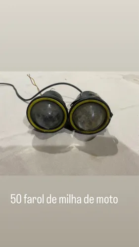 Farol de milha de moto
