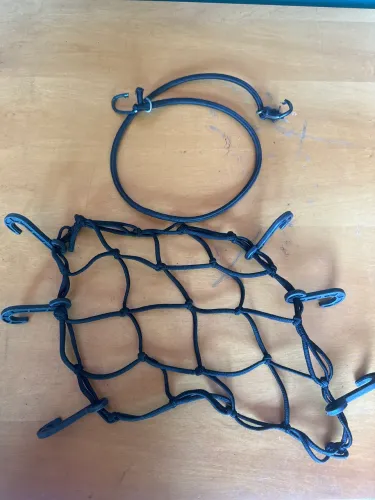 Rede Elástica Extensor Moto Bike Bicicleta Aranha Capacete Carga Garra Reforçado Plástico