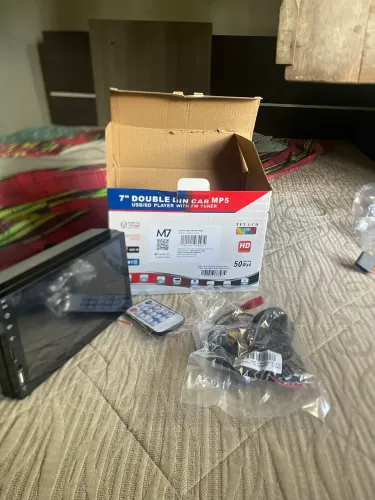 Kit Multimídia 7" M7 CarPlay/AndroidAuto com fio Universal 