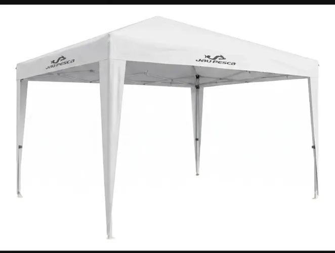 Tenda sanfonada branca 3x3