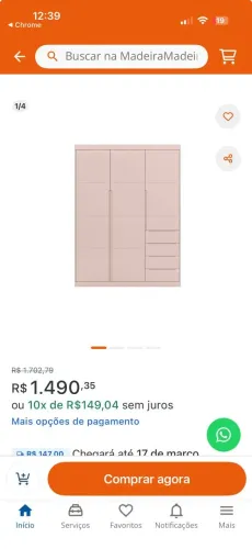 Guarda Roupa Solteiro (desapego)