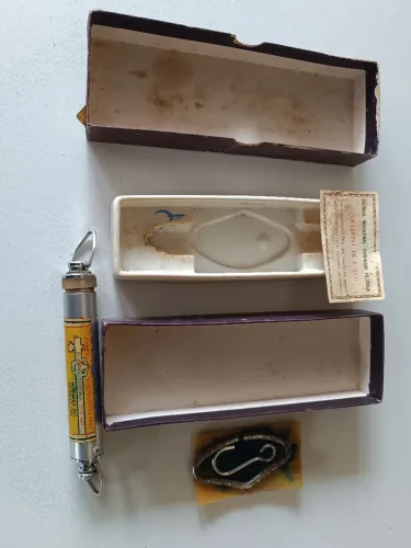 Balança antiga de mão colecionador