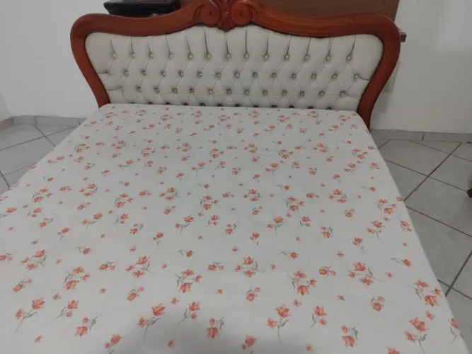 Cama Casal e Criado-Mudo (S/ Colchão)