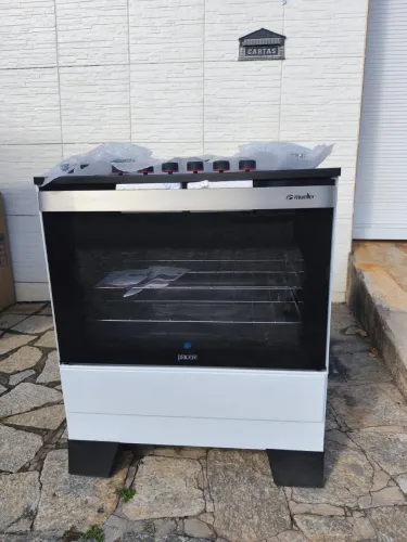 Fogão Mueller mesa de Vidro NOVO 5 bocas 