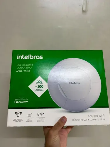 Access Point Corporativo Intelbras AP 310 / AP 360 Wi-Fi (Até 100 Usuários)