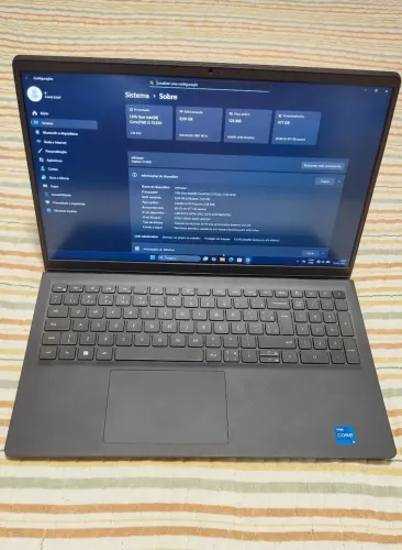 Notebook Dell i5 12ª Geração SSD 512GB NVMe Tela Full HD 120Hz Windows 11