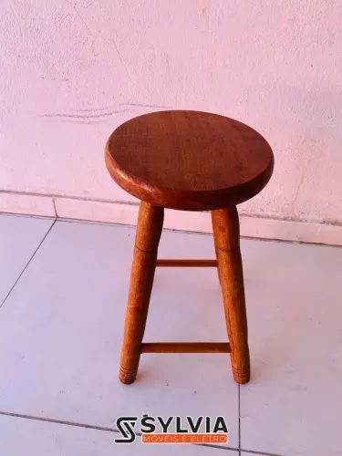 BANCO MÉDIO DE MADEIRA 50 CM