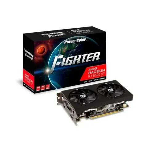 Gpu Powercolor Amd Radeon Rx 6500Xt 4Gb Gddr6 64Bits 4Gbd6-Dhv3