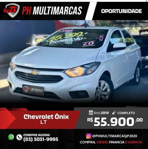 Chevrolet Onix Hatch LT 1.0 8V Flex Mec. 4P 2019