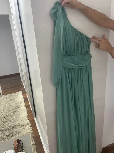 Vestido verde de festa