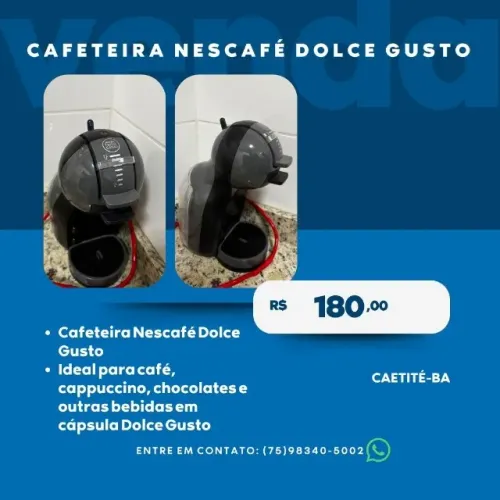 CAFETEIRA NESCAFÉ DOLCE GUSTO