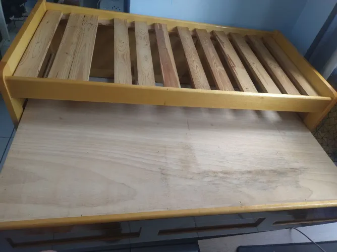 Bicama solteiro com 3 gavetas