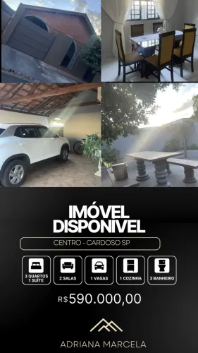 IMÓVEL A VENDA CENTRO CARDOSO SP