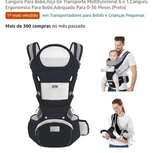 Canguru infantil 0 a 36 meses
