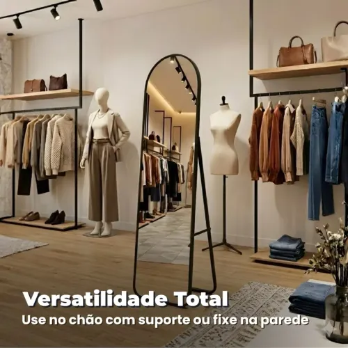Vendo Espelho Redondo com base de apoio Espelho de corpo