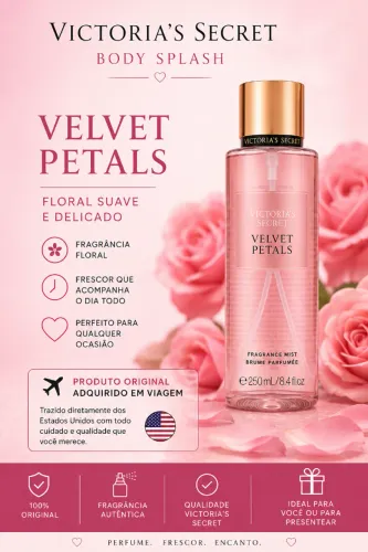 Body Splash Victoria's Secret Velvet Petals Original 250ml