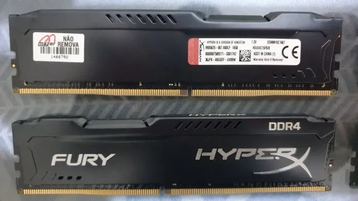 Memória 2x8Gb DDR4 HyperX