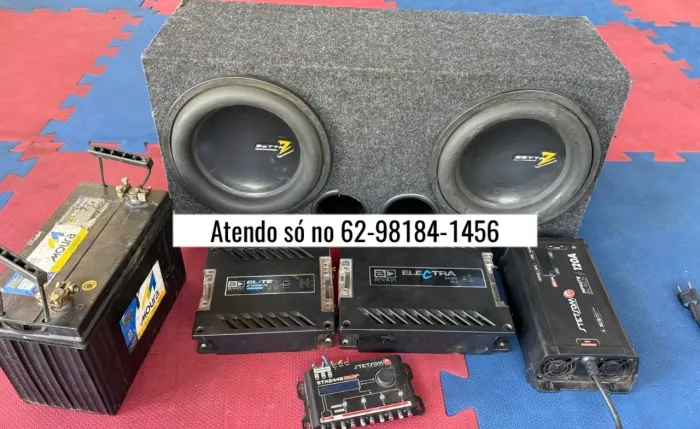 Som automotivo bateria SÓ VENDO TUDO JUNTO