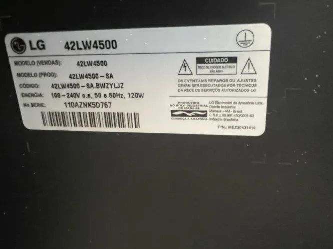 Tv LG 42 polegadas