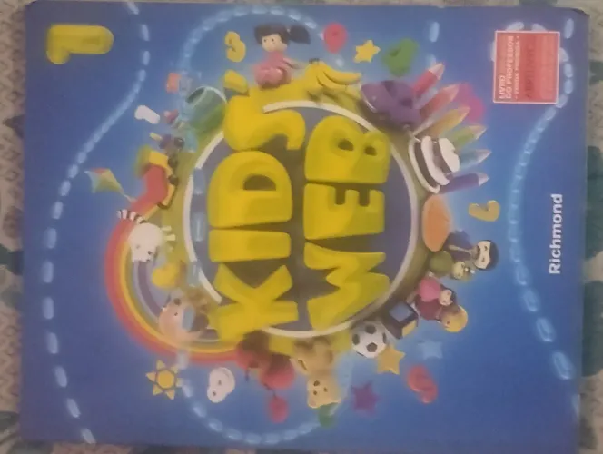 Richmond Kids Web 1, 2, 3 e 5, com CDs e novos, como mencionado sem o livro 4
