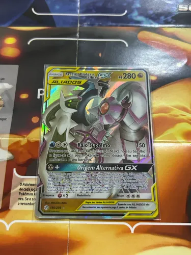 Carta Arceus, Dialga e Palkia GX 156/236