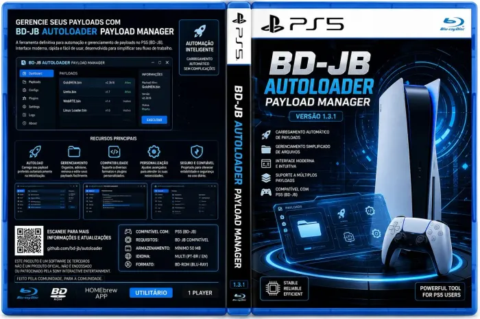 BD-JB AUTOLOADER AUTOMÁTICO PS5 FW 10.20 ATÉ 12.00
