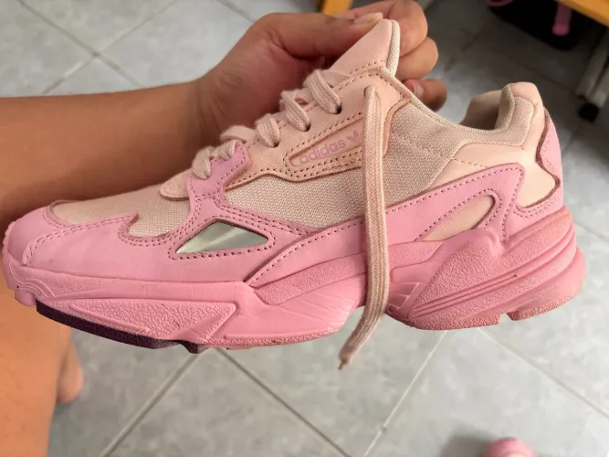 tênis adidas originals falcon rosa 39 chunky retrô EF1994