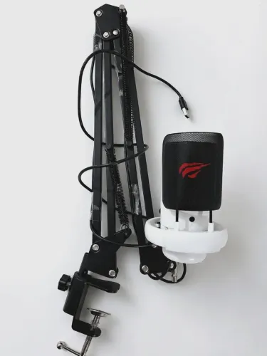 Microfone profissional da Havit GK50 com suporte