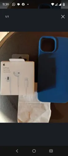 Vendo fone de ouvido Apple original sem uso