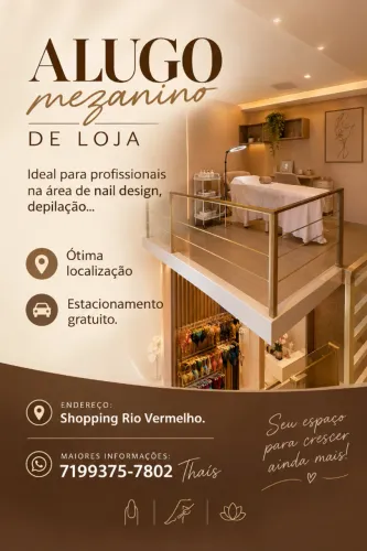 Alugo sala mezanino