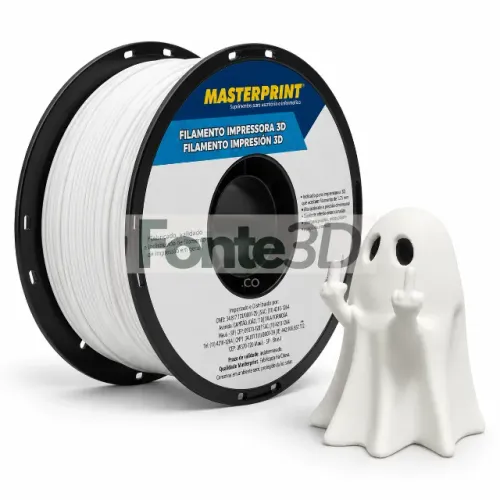 Filamento Petg Branco - 1 Kg Masterprint
