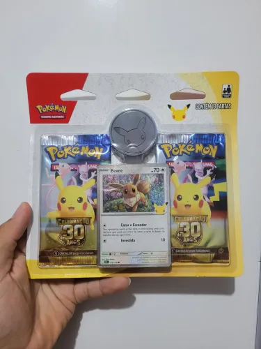 Blister Duplo Com Moeda Celebração 30 Anos Pokémon TCG Português