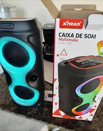 Caixa de Som Via Bluetooth