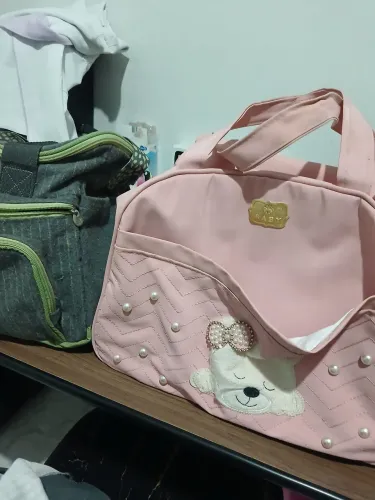 2 Bolsas Fraldario + Mochila e Bolsa termica