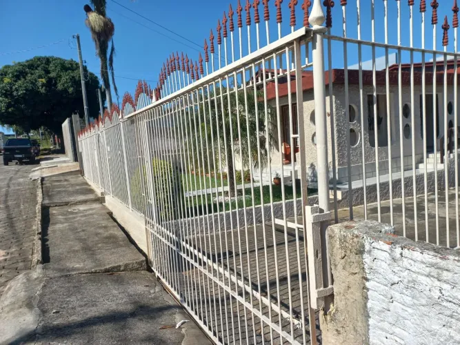 Grade 15 metros de ferro + portão eletrônico com motor novo