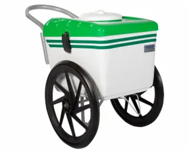 Carrinho para Sorvete Thermototal T350 Branco/vermelho - Novo