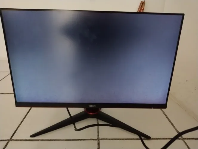 Monitor AOC gamer 24 polegadas Full HD 165 hertz ( COM DEFEITO ) - ( LEIA A DESCRIÇÃO )