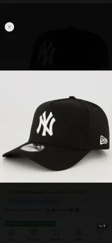 Boné New Era Mlb New York Yankees 940 Ny Preto