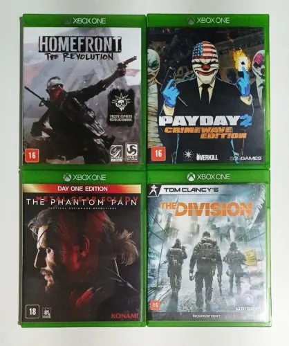 XBOX - Lote com 4 games - ótimos títulos