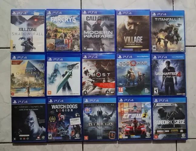 Jogos de ps4 original