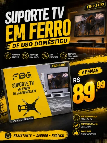 SUPORTE ARTICULADO DE 14 POLEGADAS ATÉ 58 POLEGADAS ?