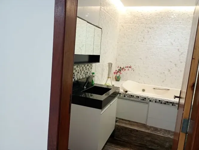 Apartamento térreo fino acabamento na entrada do bairro de SG1 a 5min da Exp. Garcia