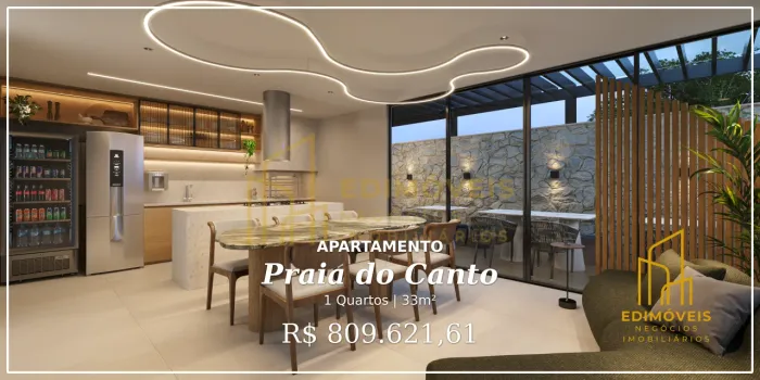 Apartamento 1 Quarto na Praia do Canto | Ideal para Morar e Investir