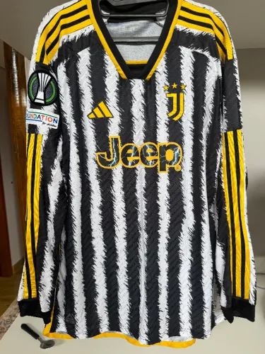 Camisa Juventus Adidas Oficial Autêntica 2023 / 2024 de Jogador Manga Longa